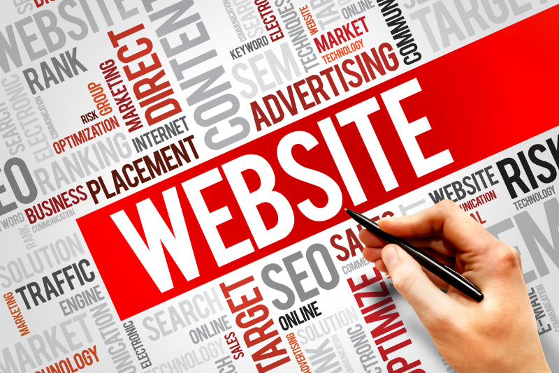 Website design to showcase products and services online.